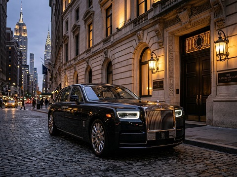 Rolls Royce Phantom pinnacle luxury chauffeur transfer NYC