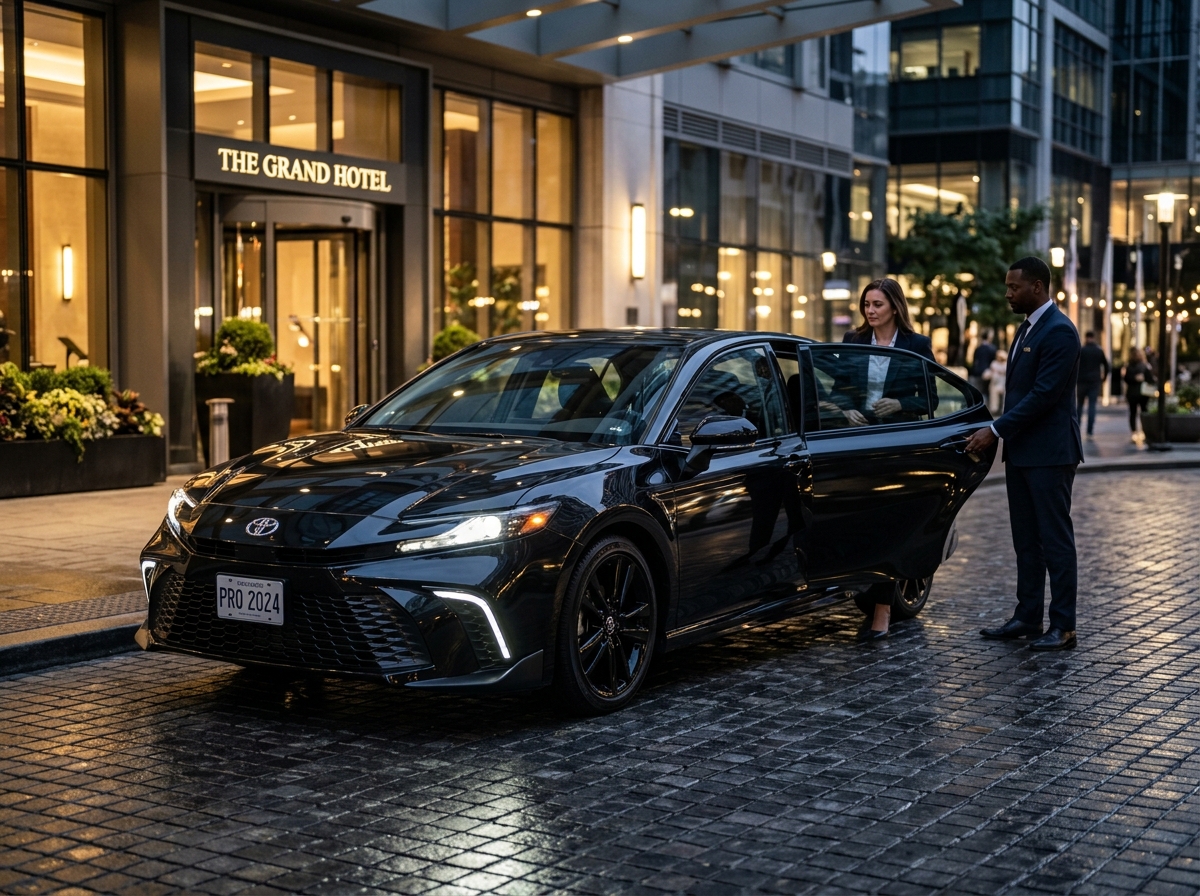 Toyota Camry standard executive sedan private car service NYC
